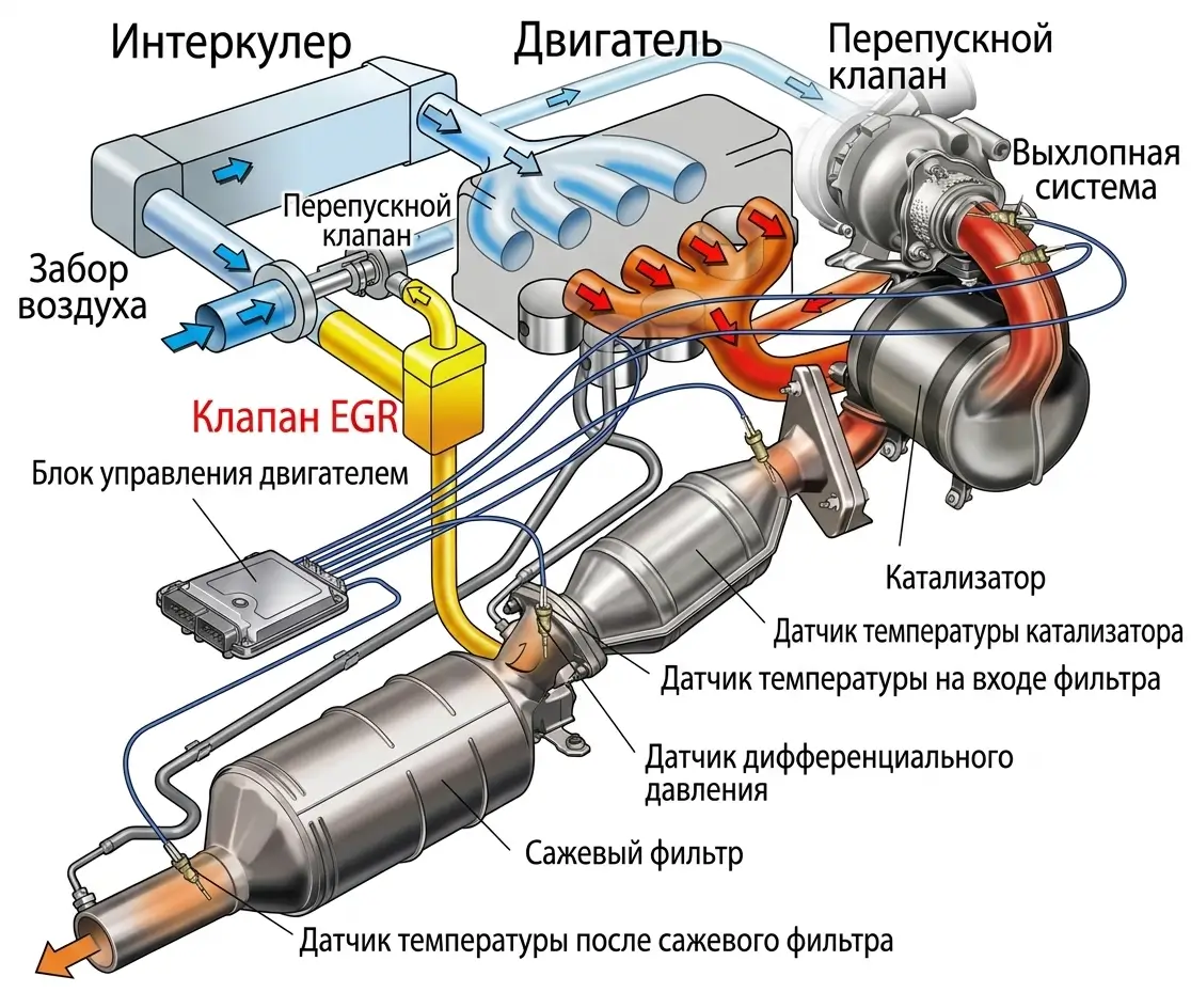 Анатомия выхлопной системы: где формируется противодавление выхлопных газов? Анатомия выхлопной системы: где формируется противодавление выхлопных газов?