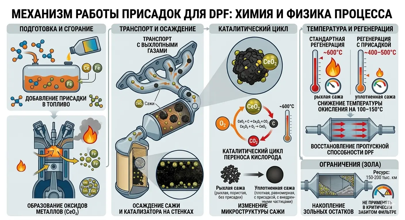 Как работают присадки: химия и физика процесса