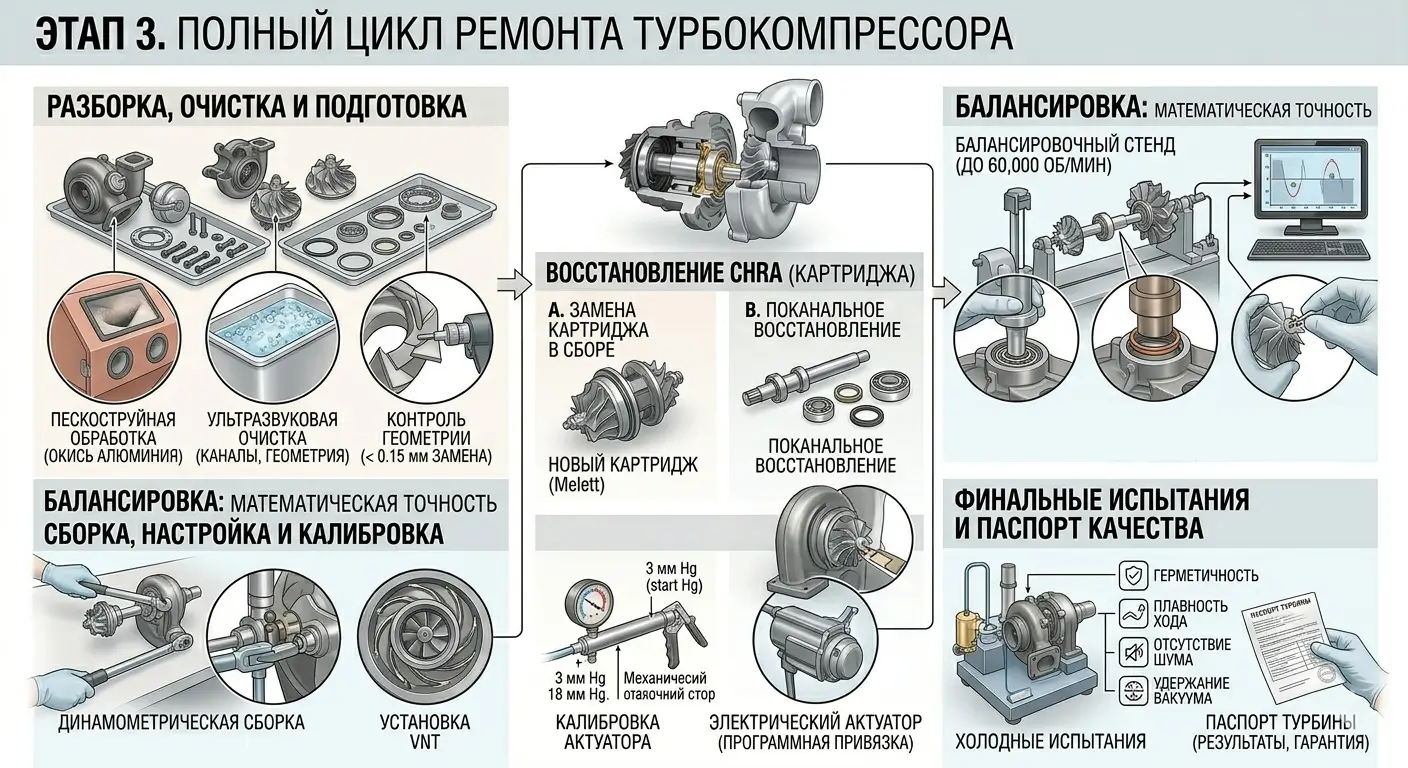 Ремонт турбин